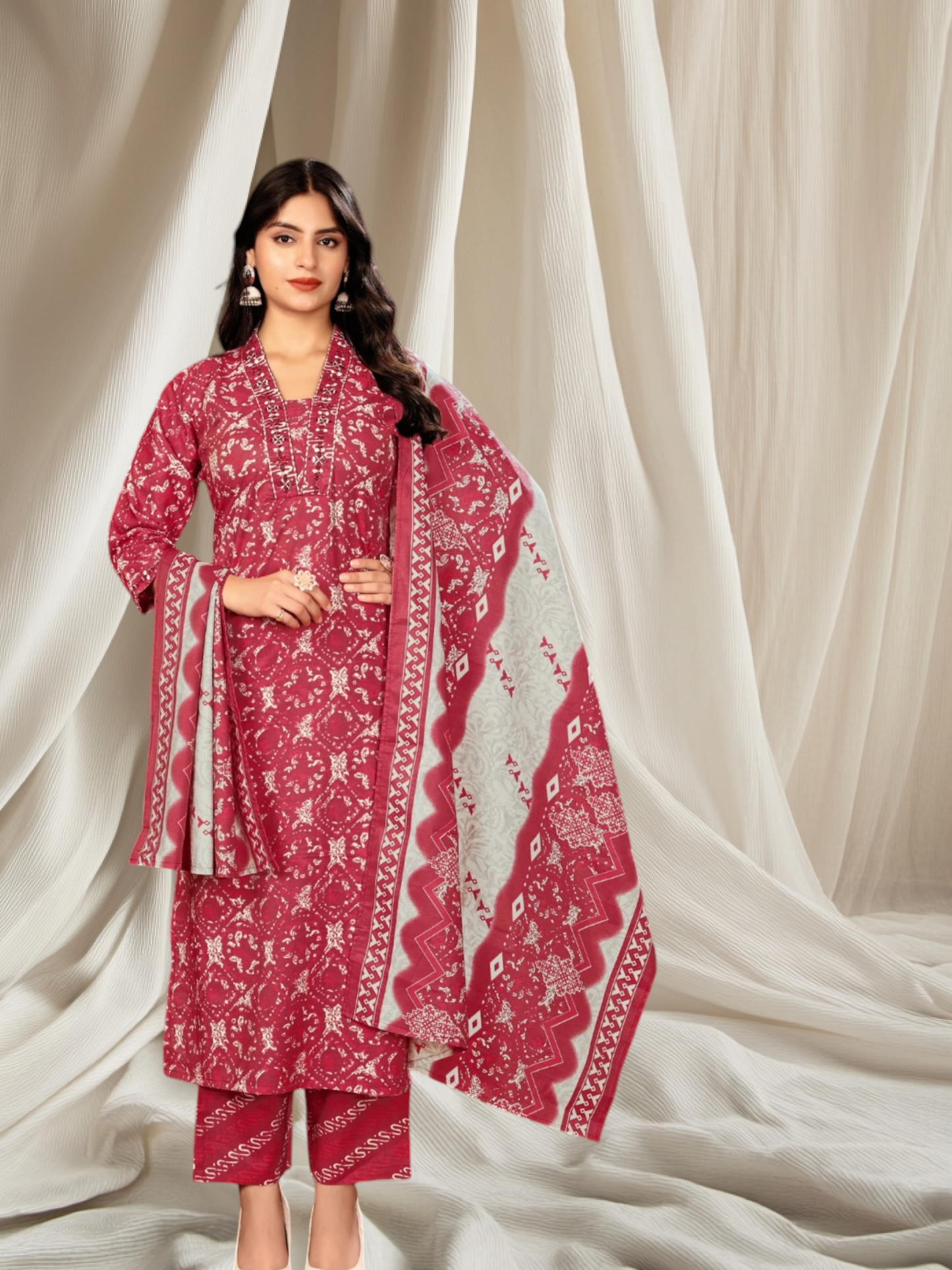 Chanderi Suit