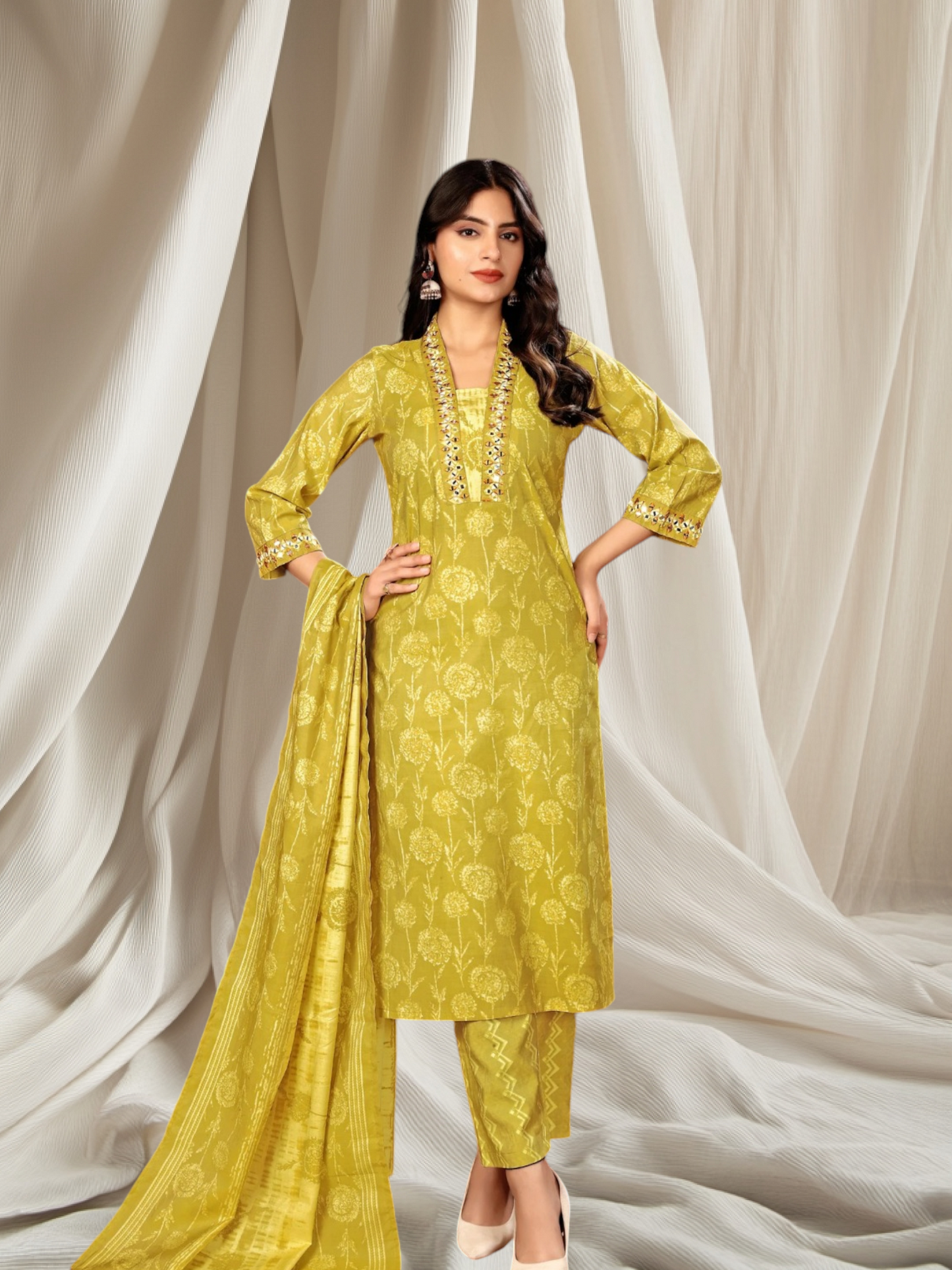 Chanderi Suit