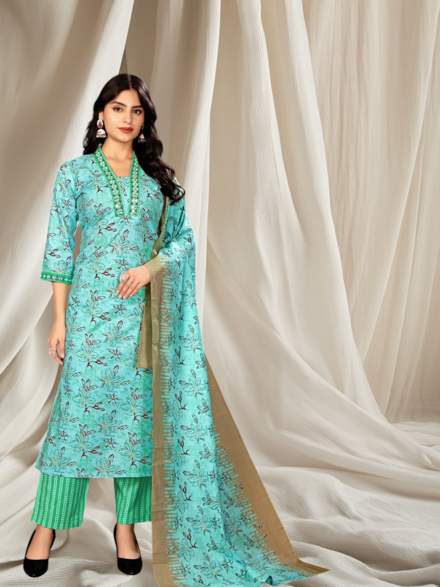 Chanderi Suit