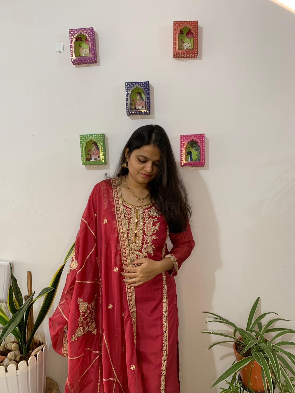 Organza Embroidered Ready Made Collection