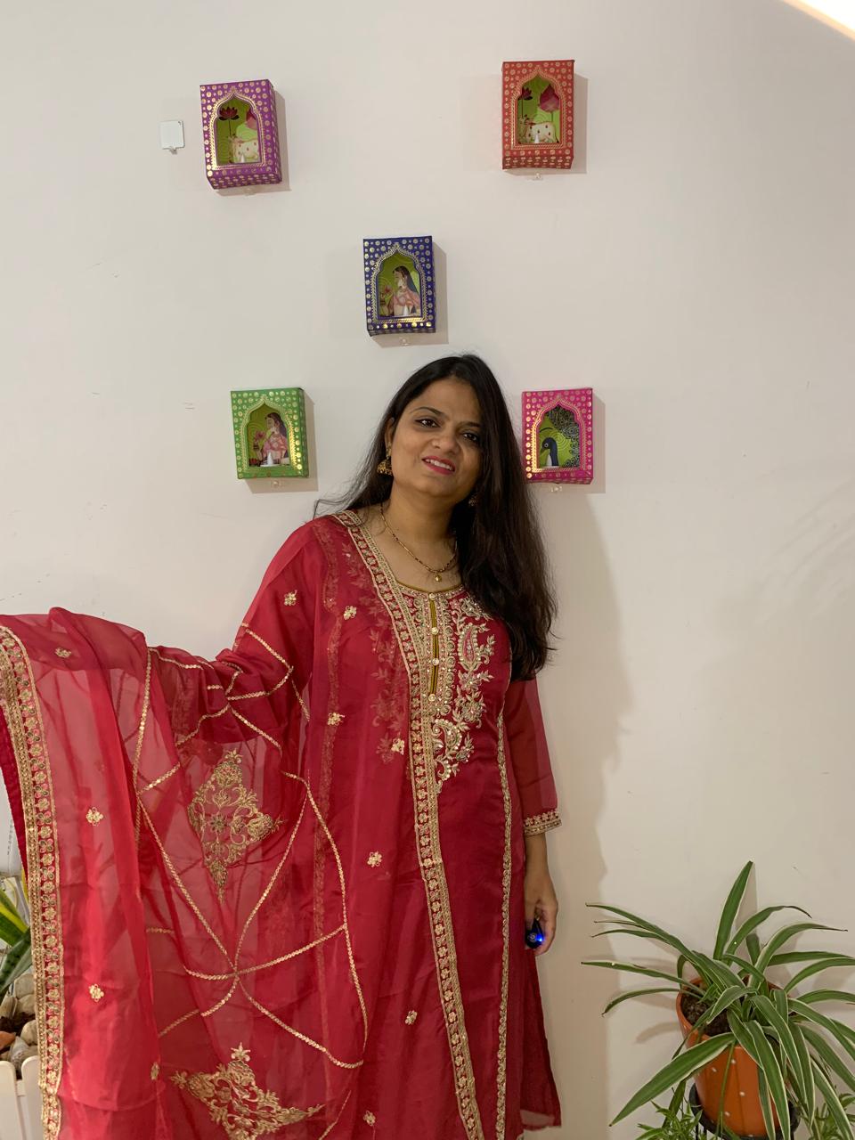 Organza Embroidered Ready Made Collection