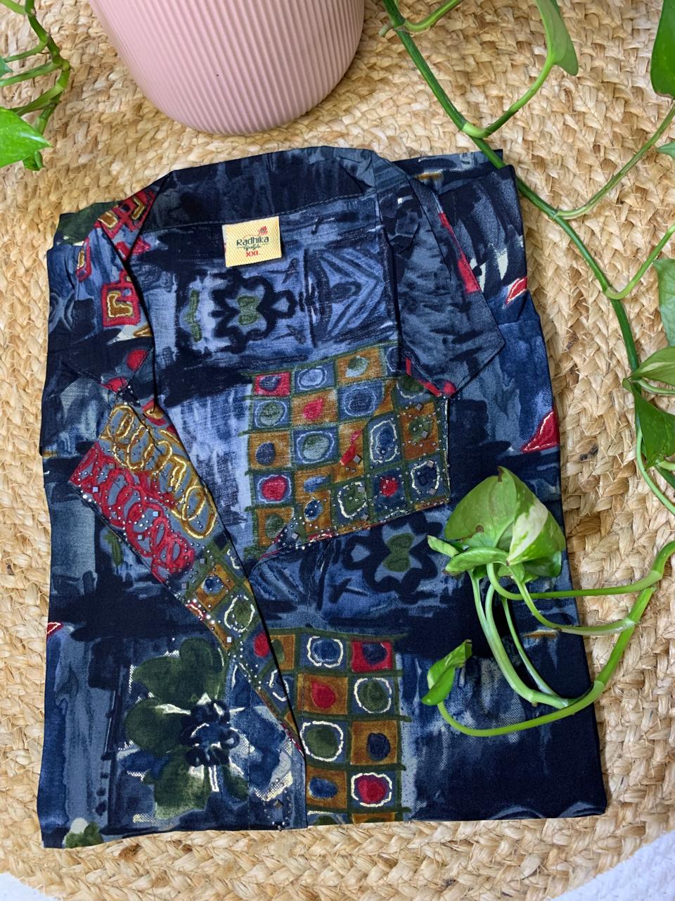 Co Ord Set in Muslin Fabric