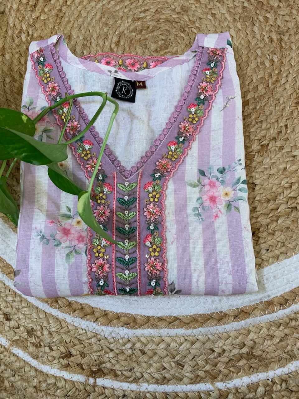 PAKISTANI Suit in LINEN material