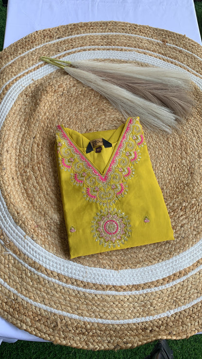 Silk Suit Yellow