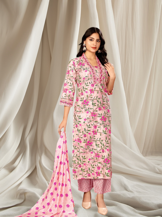 Chanderi Suit