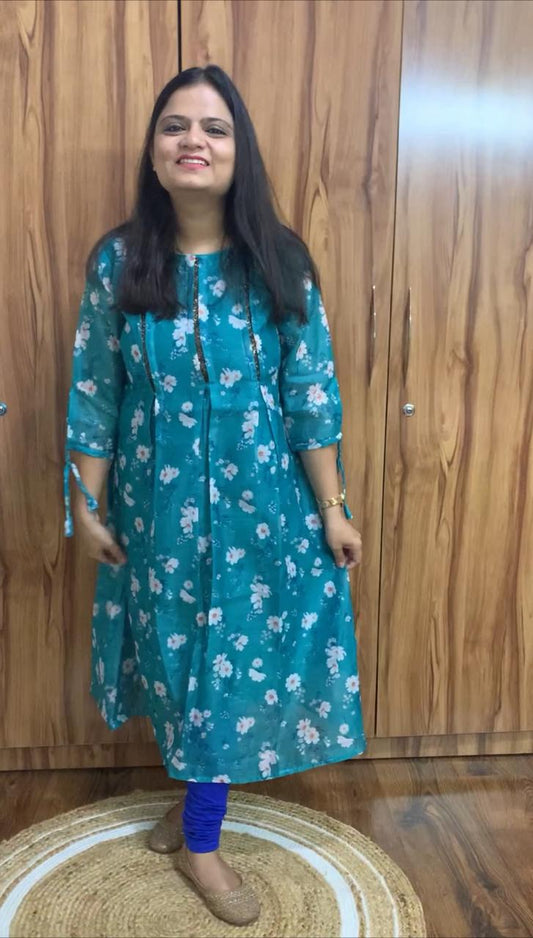 Organza kurti