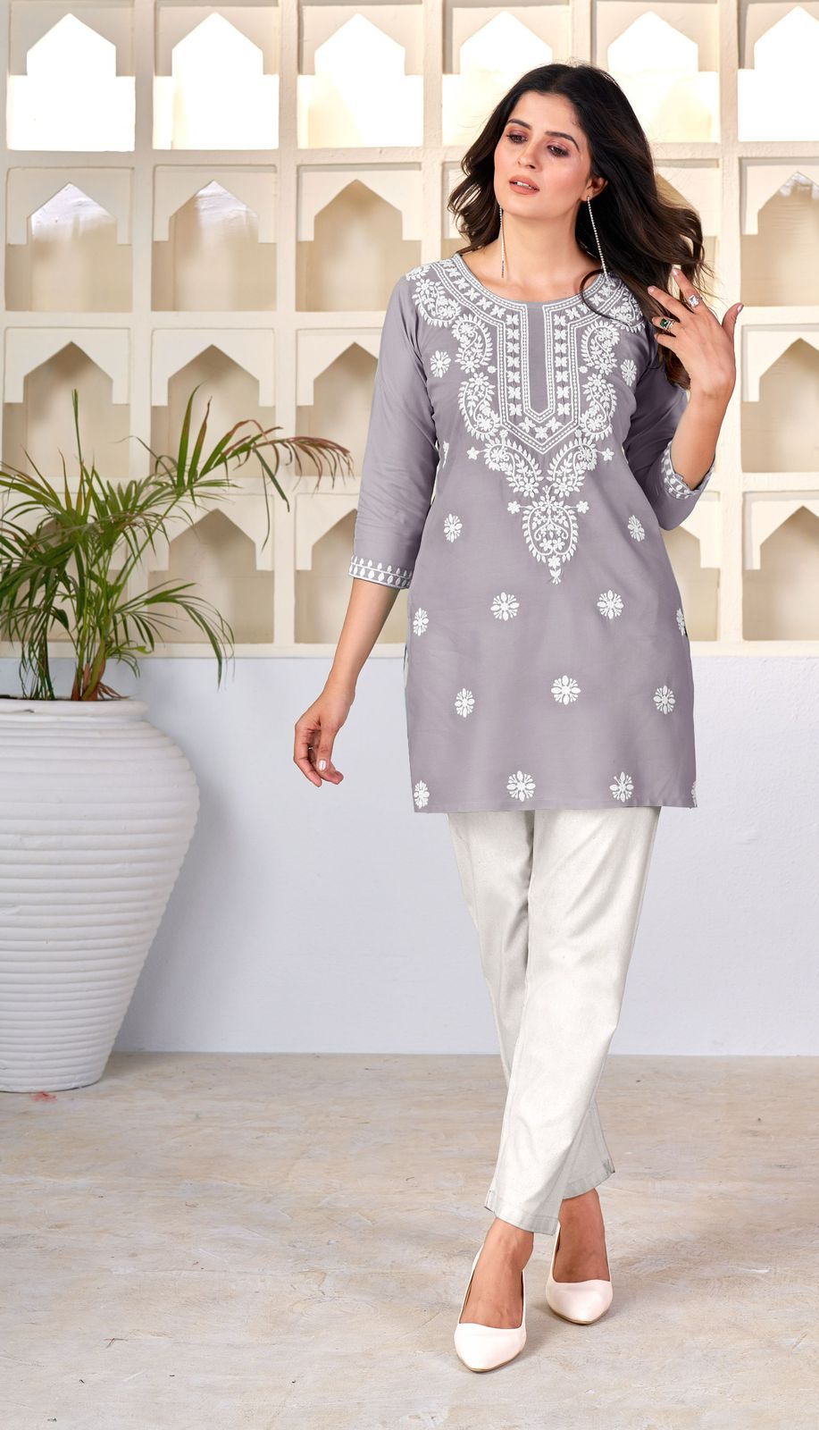 Chikankari Kurti