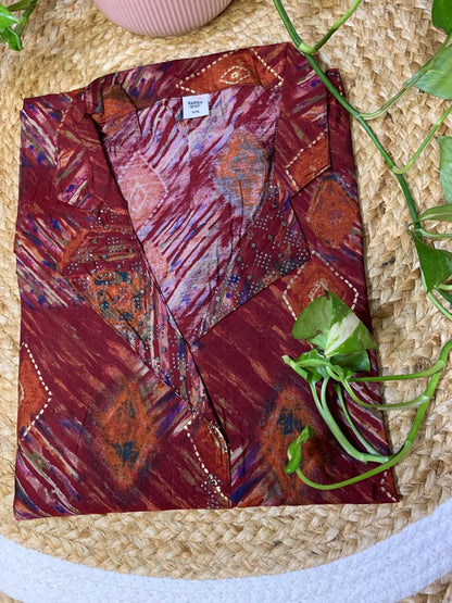 Co Ord Set in Muslin Fabric