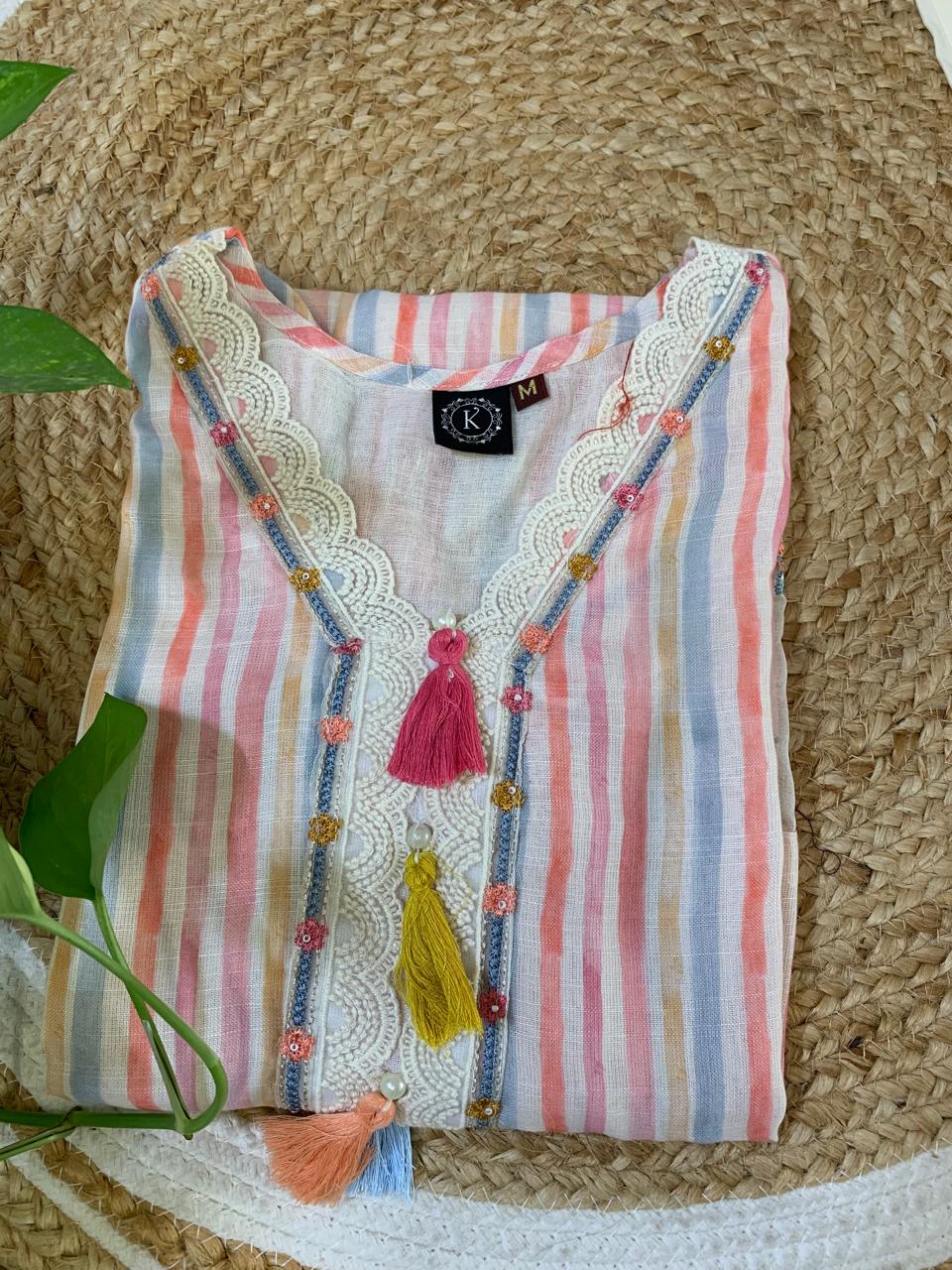 PAKISTANI Suit in LINEN material