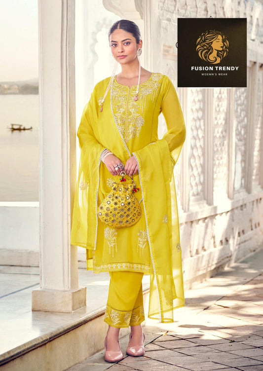 Pure Organza Suit